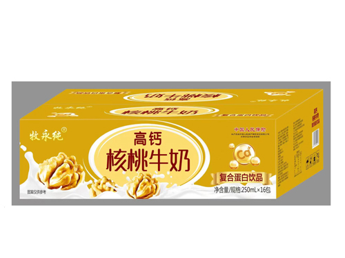 高鈣核桃牛奶復(fù)合蛋白飲品禮盒